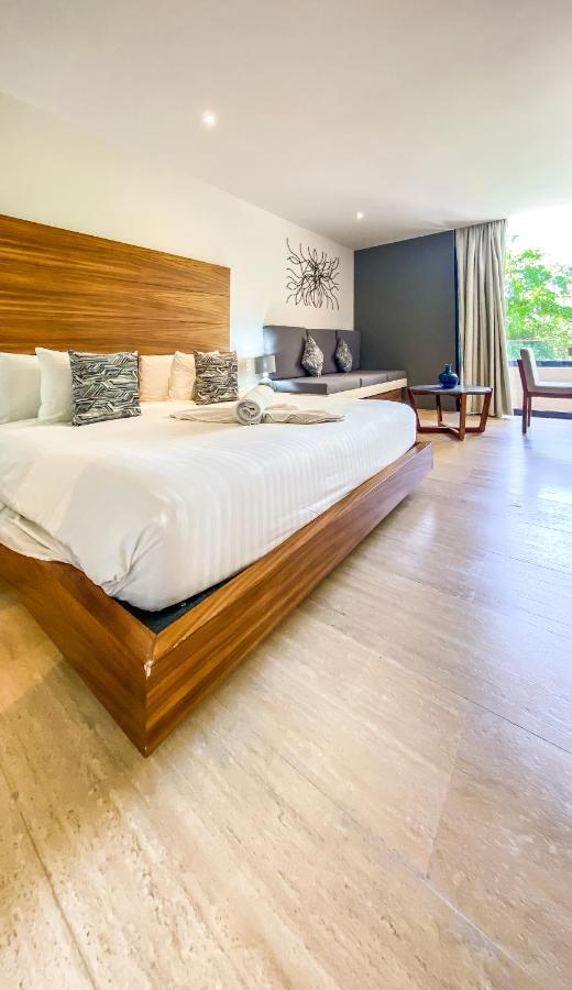 Big Studio At Kaab By The Beach With Roof Top Pool, Sauna And Jacuzzi Near Paseo Del Carmen Mall Playa del Carmen Exteriör bild