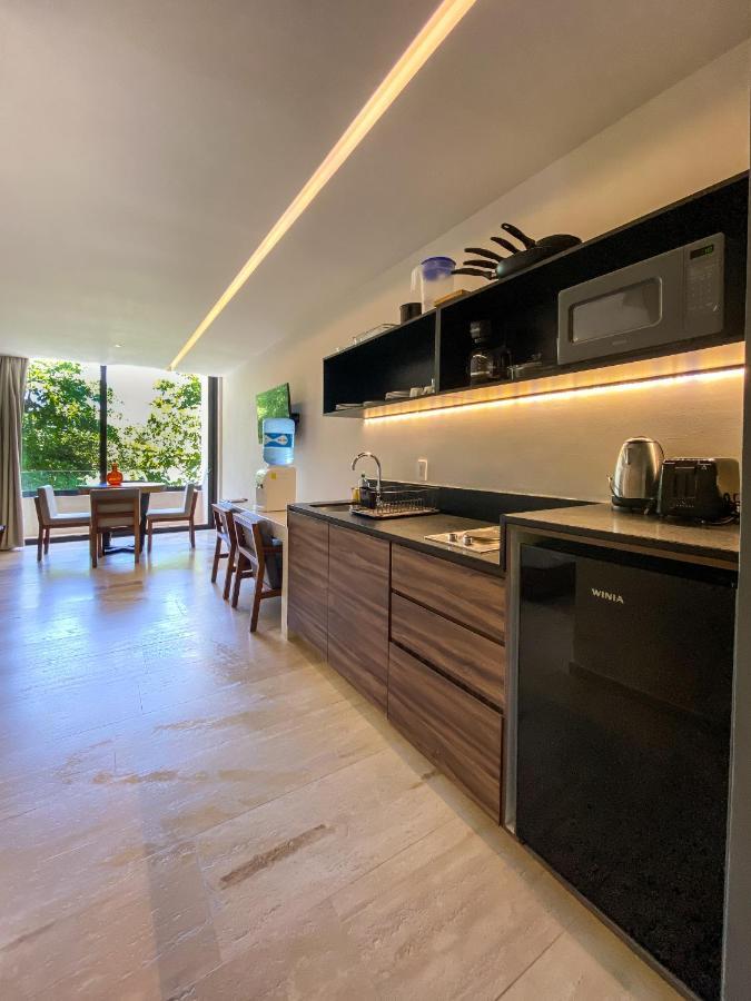 Big Studio At Kaab By The Beach With Roof Top Pool, Sauna And Jacuzzi Near Paseo Del Carmen Mall Playa del Carmen Exteriör bild