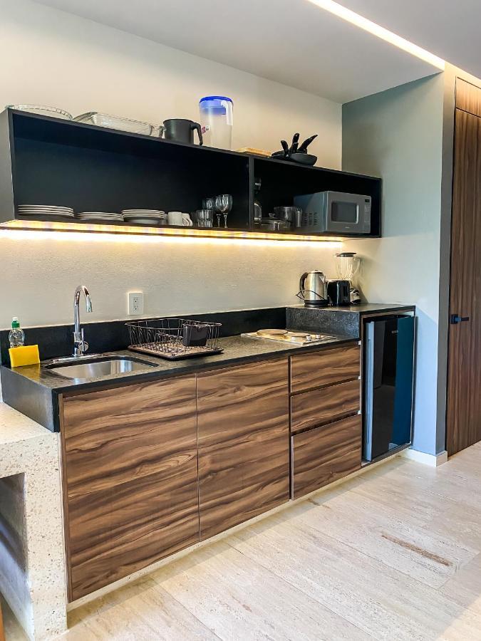 Big Studio At Kaab By The Beach With Roof Top Pool, Sauna And Jacuzzi Near Paseo Del Carmen Mall Playa del Carmen Exteriör bild