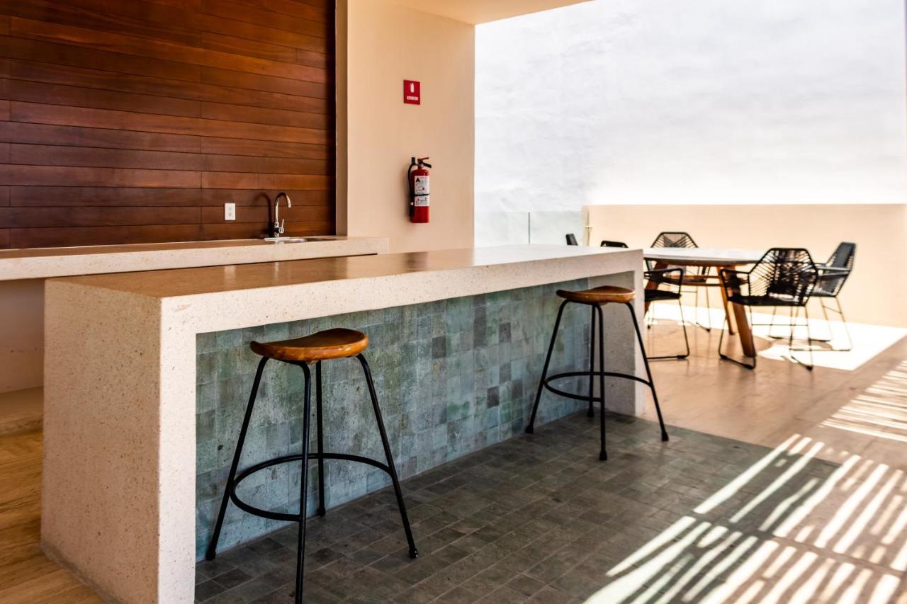 Big Studio At Kaab By The Beach With Roof Top Pool, Sauna And Jacuzzi Near Paseo Del Carmen Mall Playa del Carmen Exteriör bild