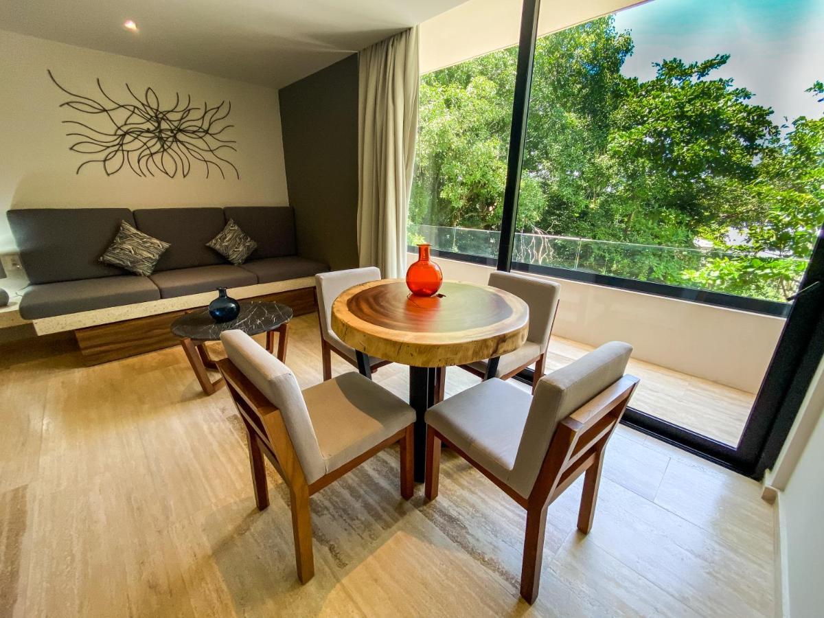 Big Studio At Kaab By The Beach With Roof Top Pool, Sauna And Jacuzzi Near Paseo Del Carmen Mall Playa del Carmen Exteriör bild