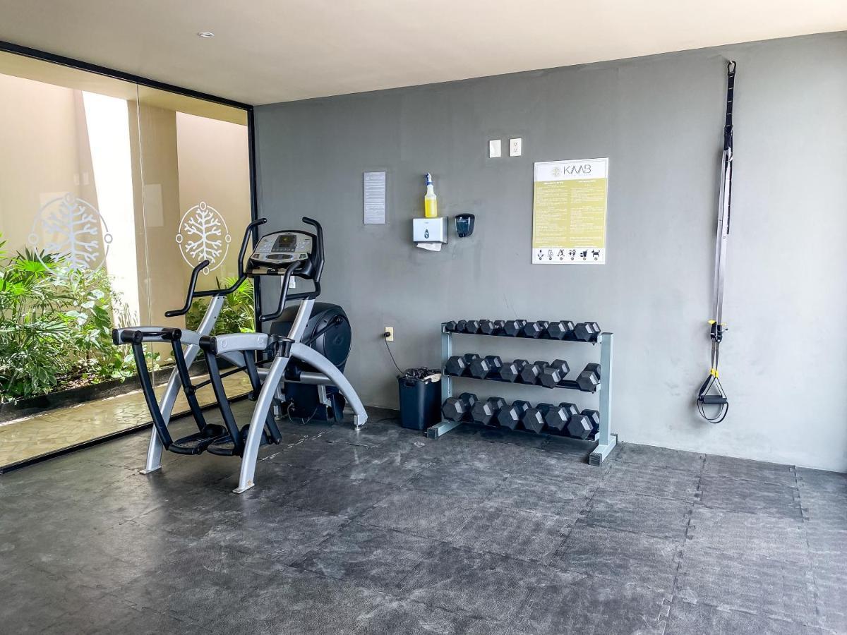 Big Studio At Kaab By The Beach With Roof Top Pool, Sauna And Jacuzzi Near Paseo Del Carmen Mall Playa del Carmen Exteriör bild