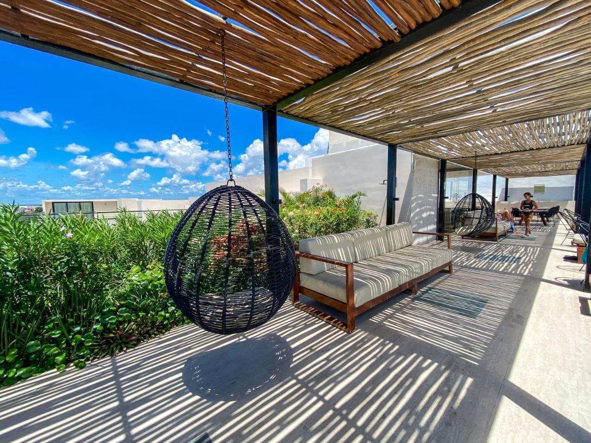 Big Studio At Kaab By The Beach With Roof Top Pool, Sauna And Jacuzzi Near Paseo Del Carmen Mall Playa del Carmen Exteriör bild