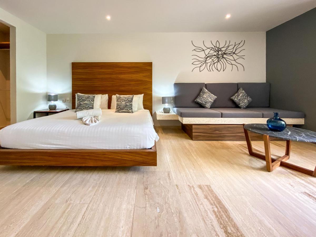 Big Studio At Kaab By The Beach With Roof Top Pool, Sauna And Jacuzzi Near Paseo Del Carmen Mall Playa del Carmen Exteriör bild
