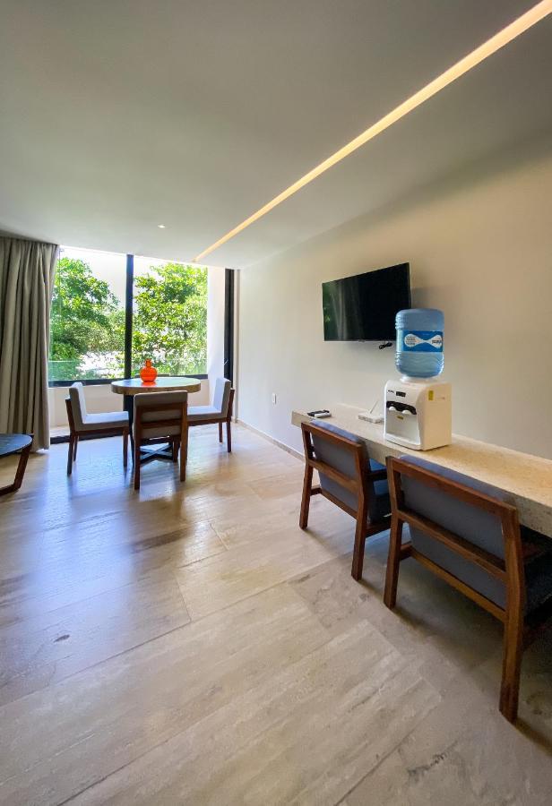 Big Studio At Kaab By The Beach With Roof Top Pool, Sauna And Jacuzzi Near Paseo Del Carmen Mall Playa del Carmen Exteriör bild