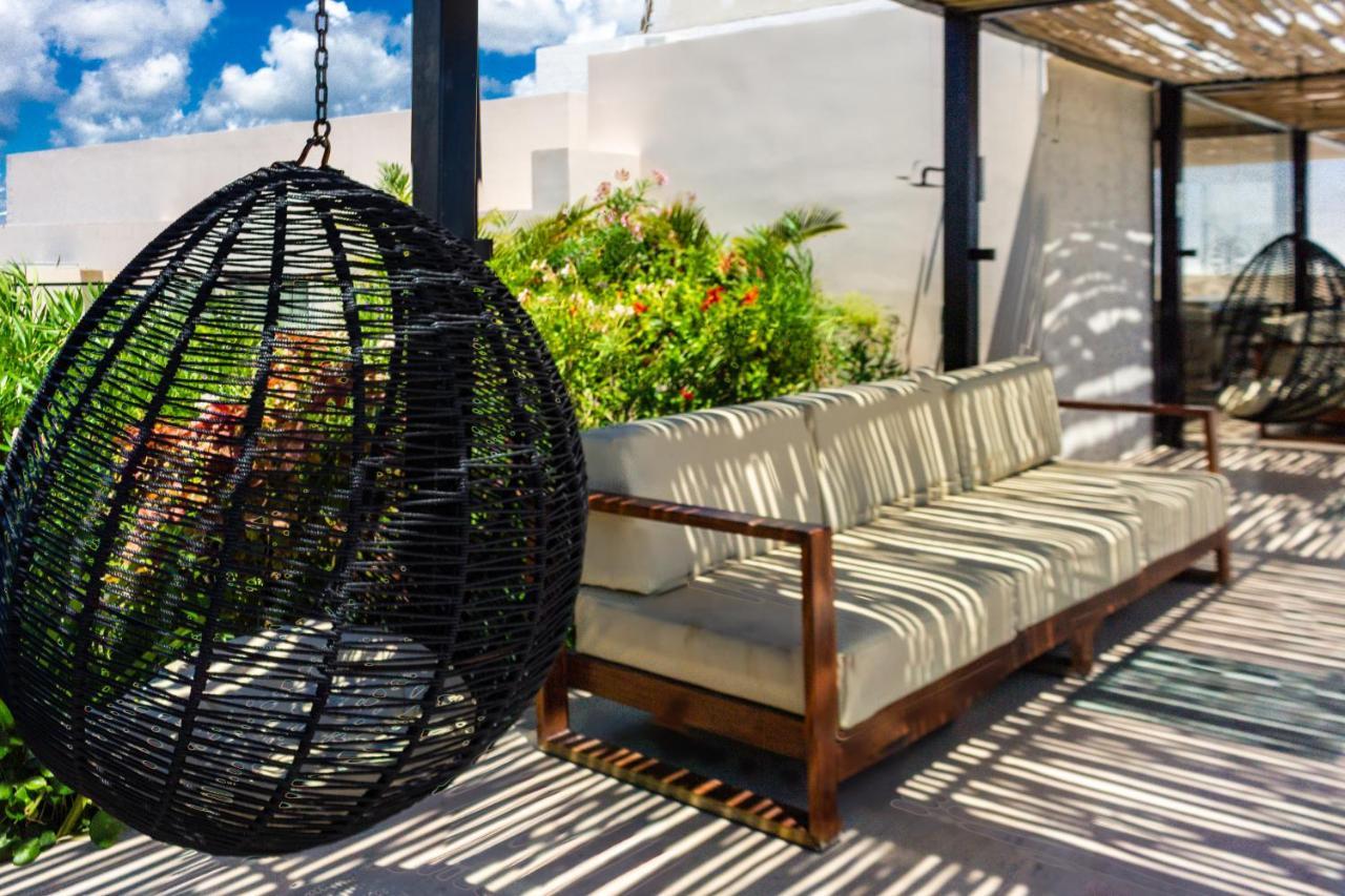 Big Studio At Kaab By The Beach With Roof Top Pool, Sauna And Jacuzzi Near Paseo Del Carmen Mall Playa del Carmen Exteriör bild