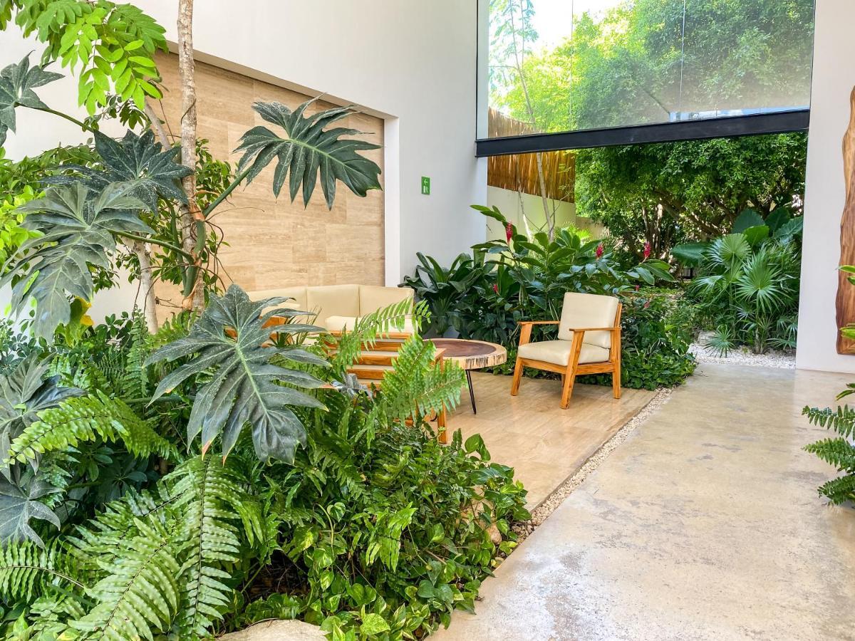 Big Studio At Kaab By The Beach With Roof Top Pool, Sauna And Jacuzzi Near Paseo Del Carmen Mall Playa del Carmen Exteriör bild